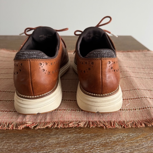 Cole Haan Original Grand Ultra Wingtip Oxfords Brown 9.5M - Picture 4 of 13